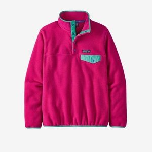 Patagonia Red Synchilla Lightweight Fleece Pullover